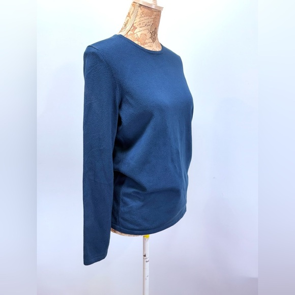 BELFORD Blue crew neck knit sweater size M - Picture 7 of 12
